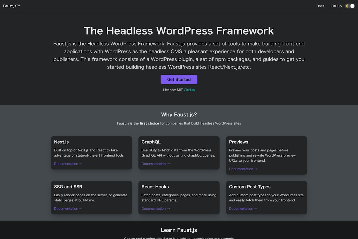 Faust.js + Headless WordPress + Vercel での Jamstack アーキテクチャでプレビューを実現する手順 ...