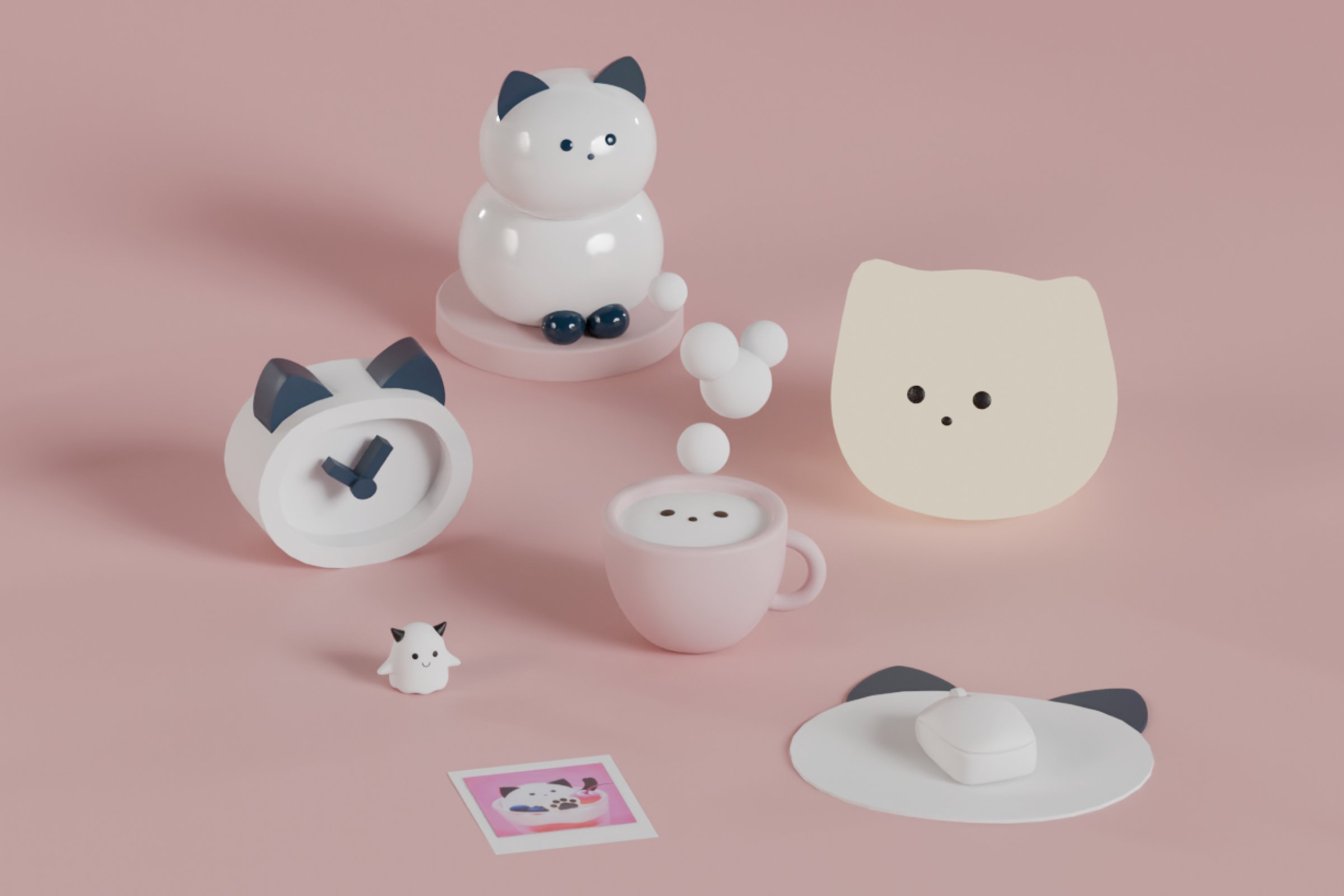 かわいい箱猫ちゃん雑貨