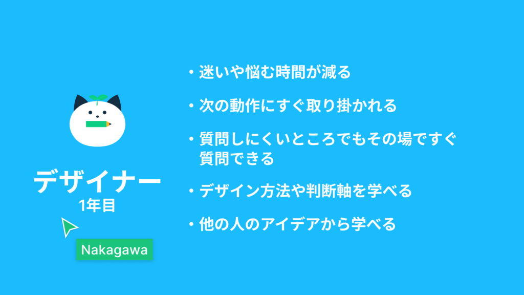 デザイナー 1年目
