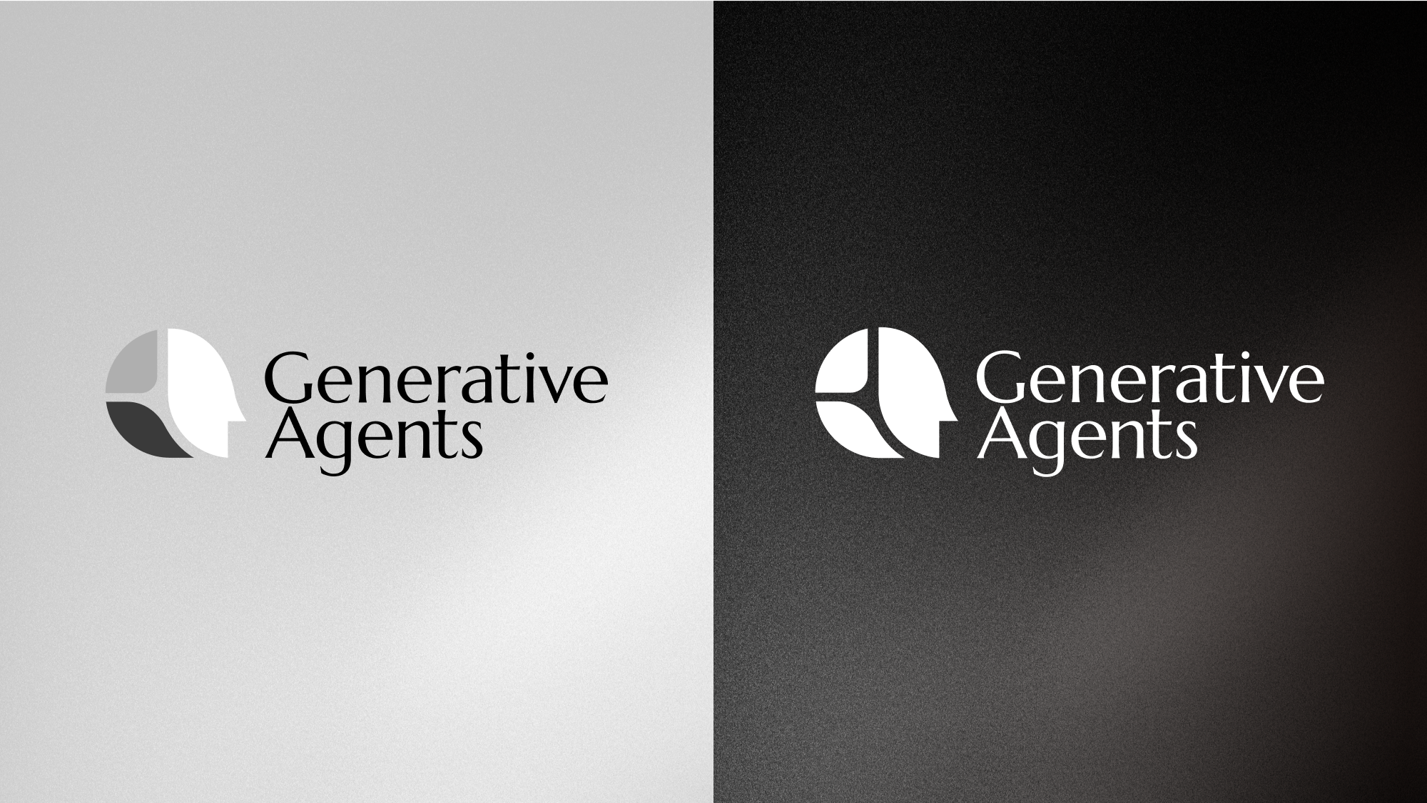 Generative Agents - ジェネラティブエージェンツ 2種類のロゴ