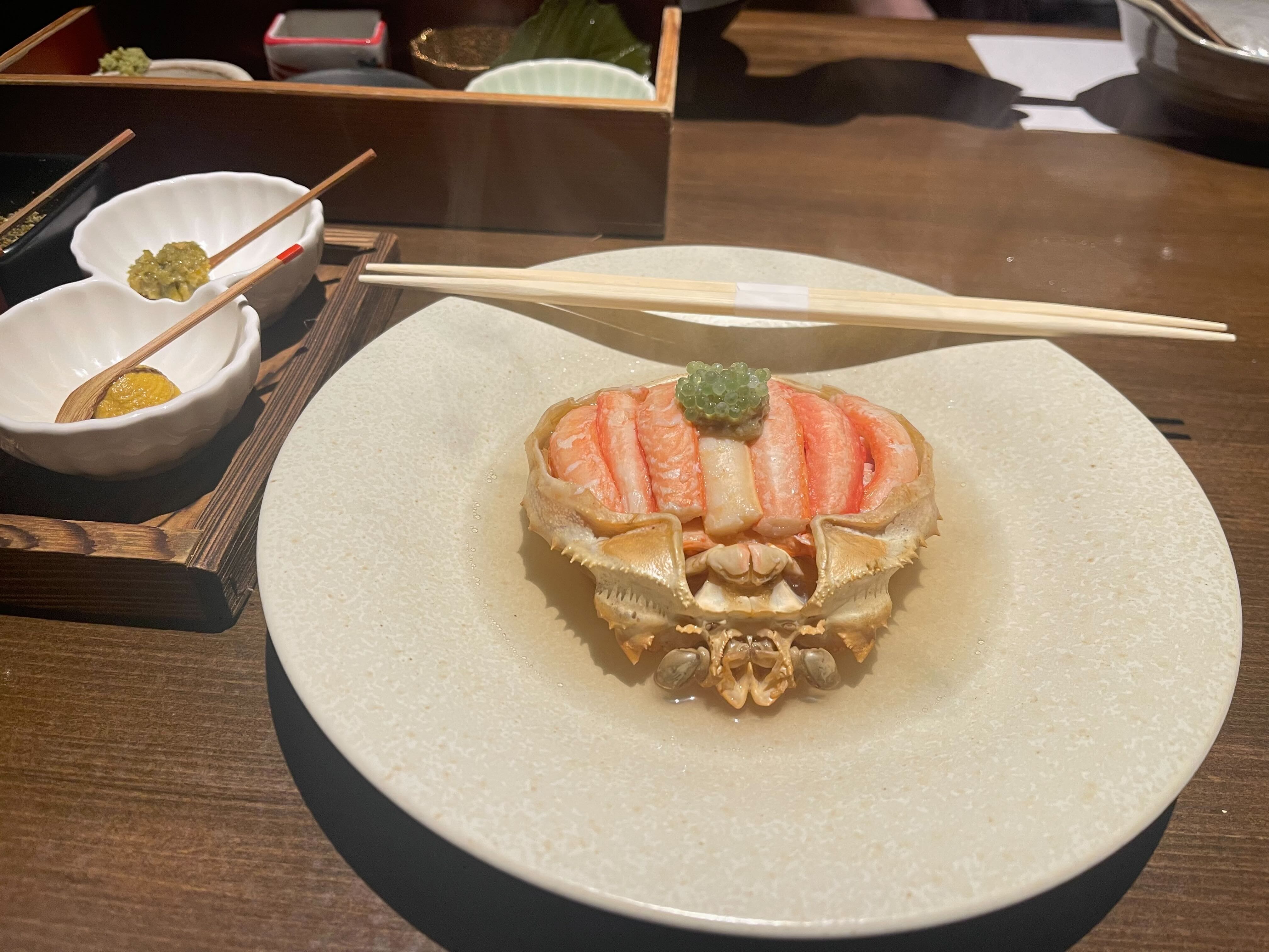おでん屋さんの蟹