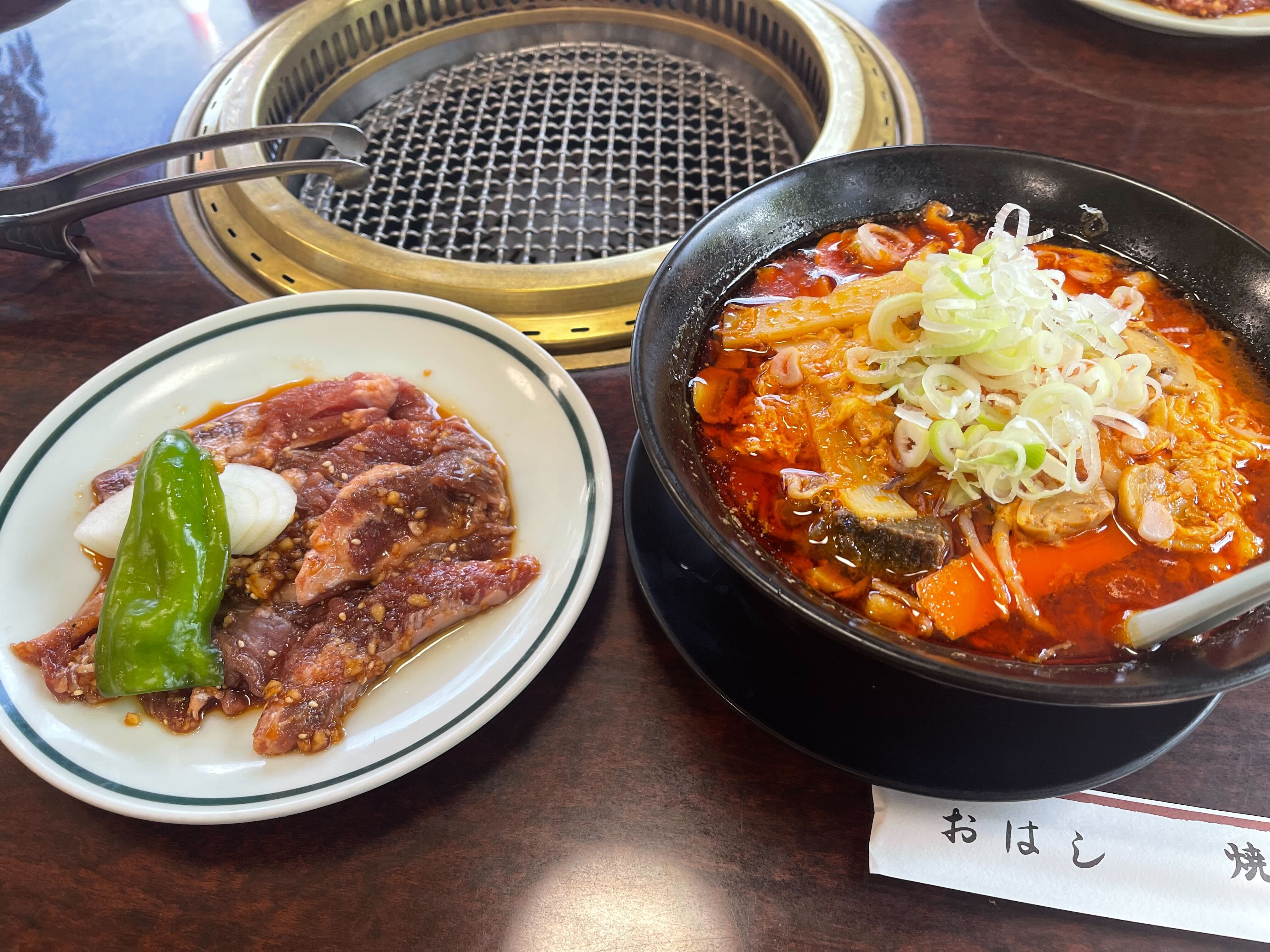 焼肉とラーメン
