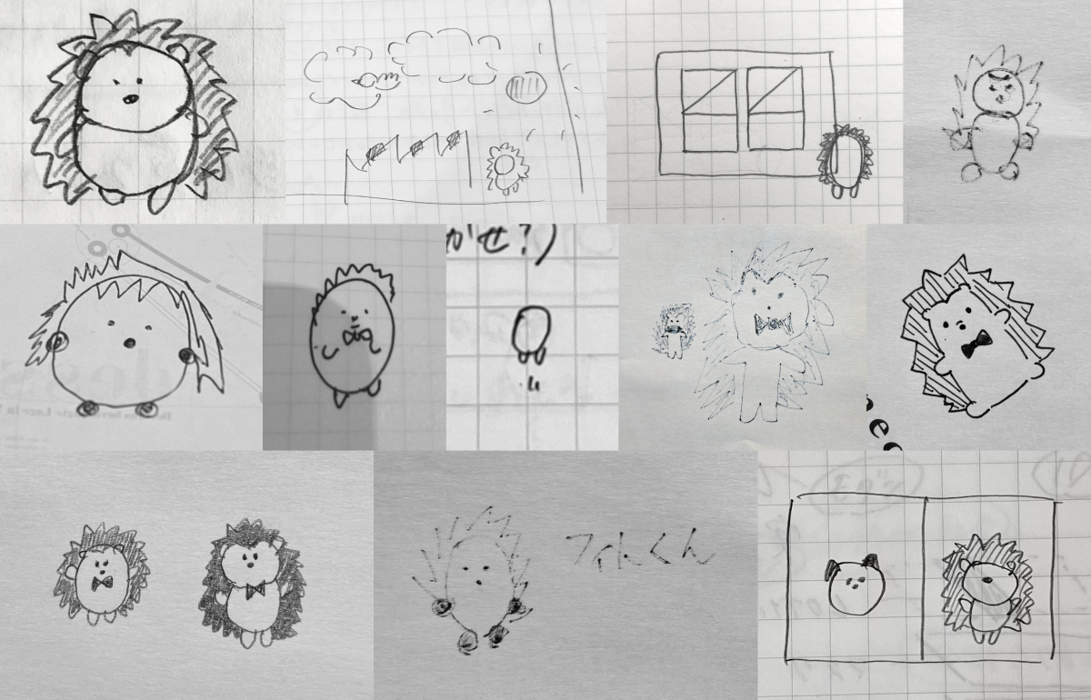 neccoメンバーが描いたフィトくんのイラスト