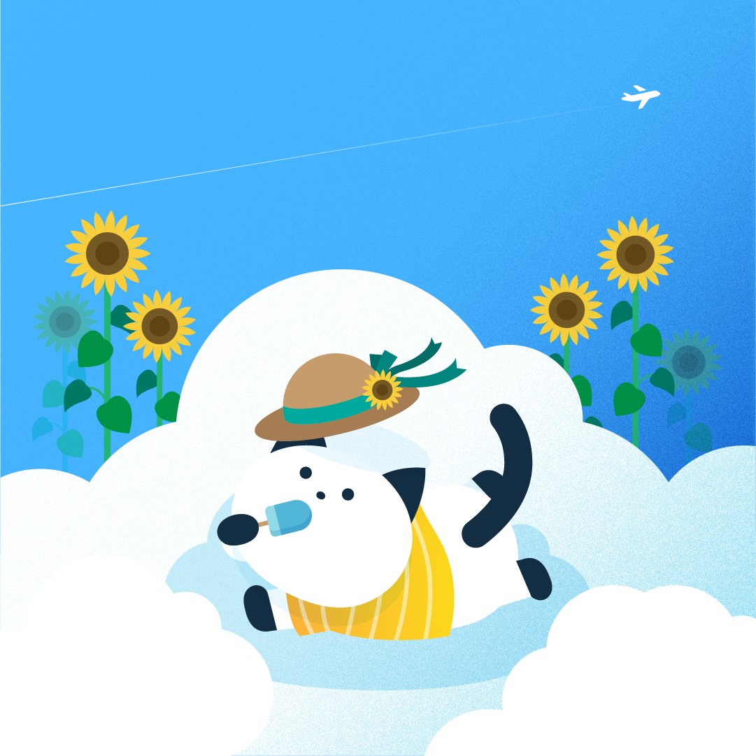 ひんやりアイスで、すっかり夏気分