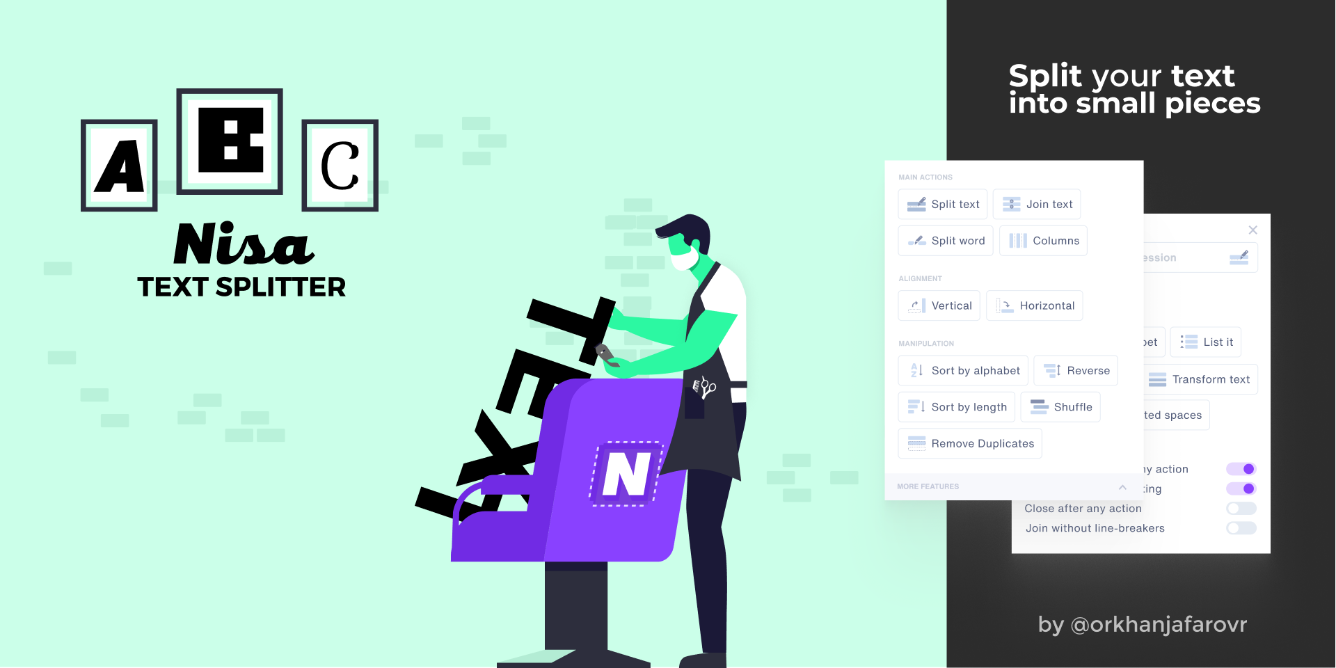 Nisa Text Splitter