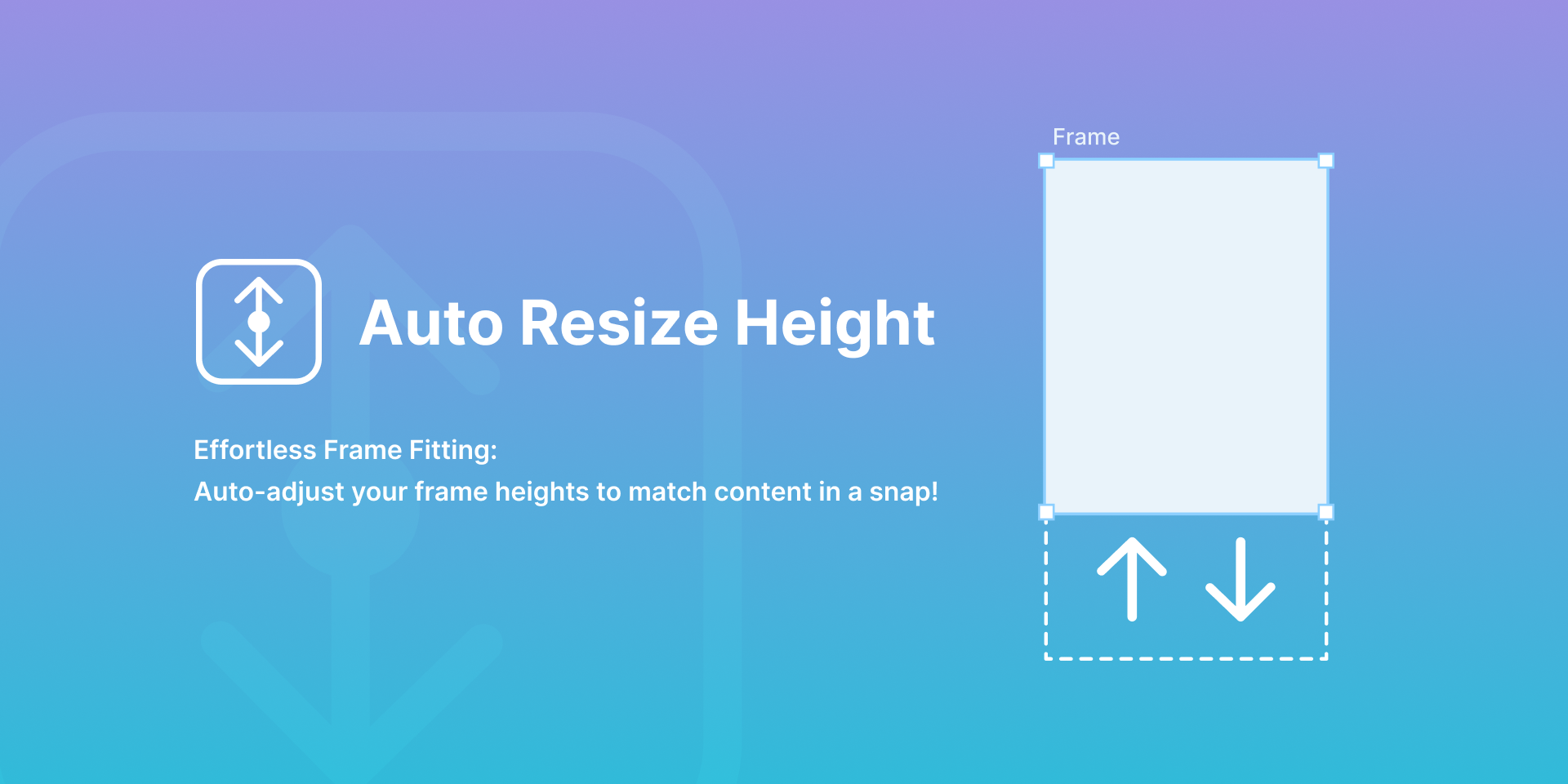 フレームの高さを内包コンテンツに合わせて自動でリサイズできる「Auto Resize Height」