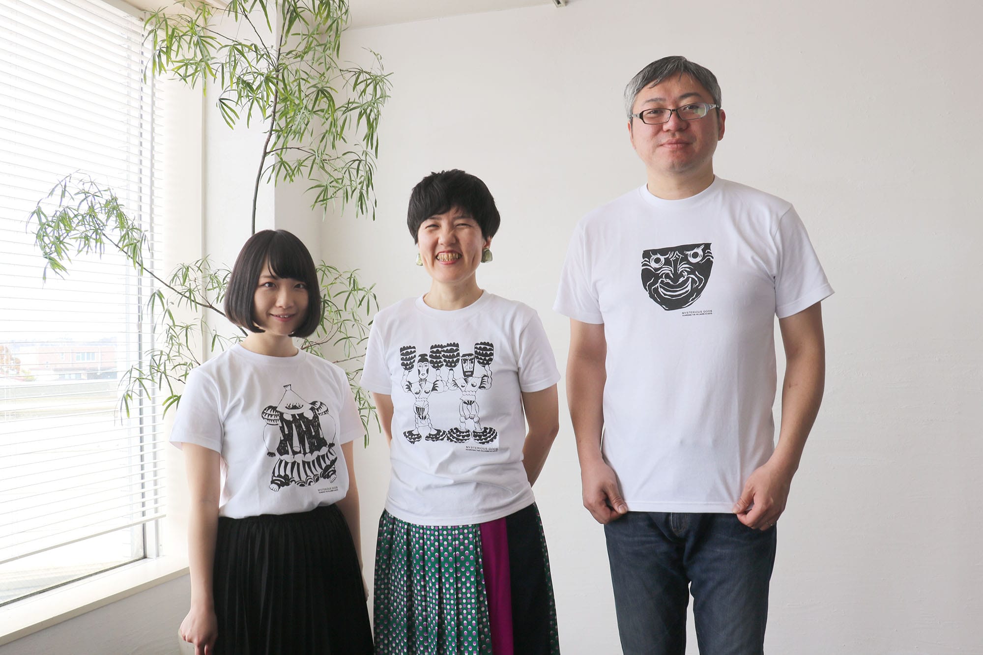 道祖神クラウドファンディングTシャツ