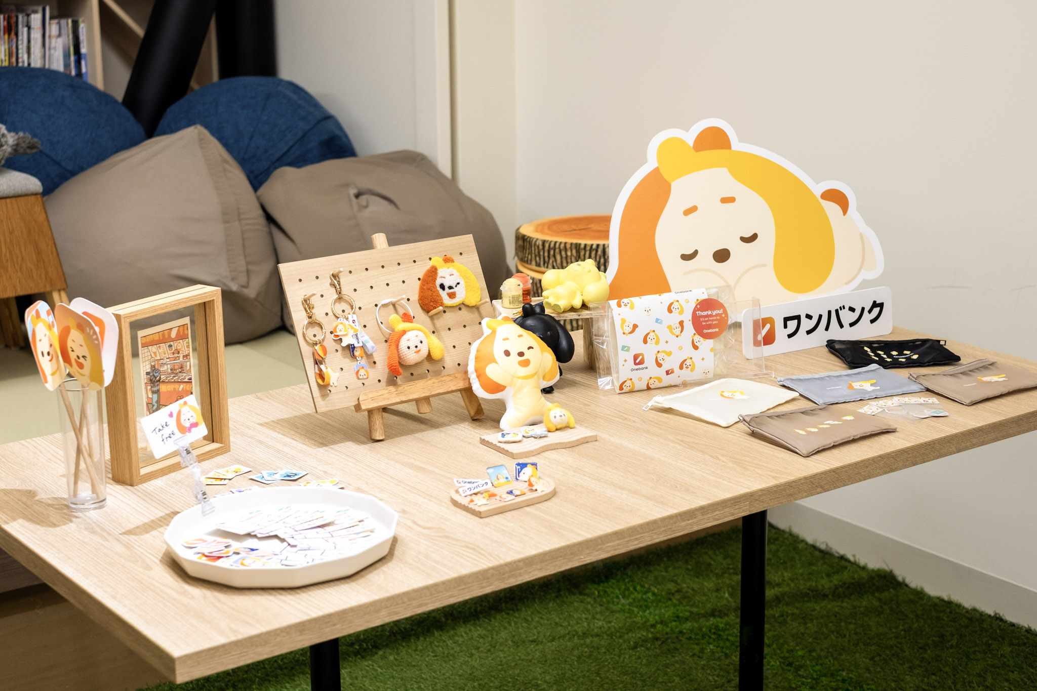 ワンバンクのブース