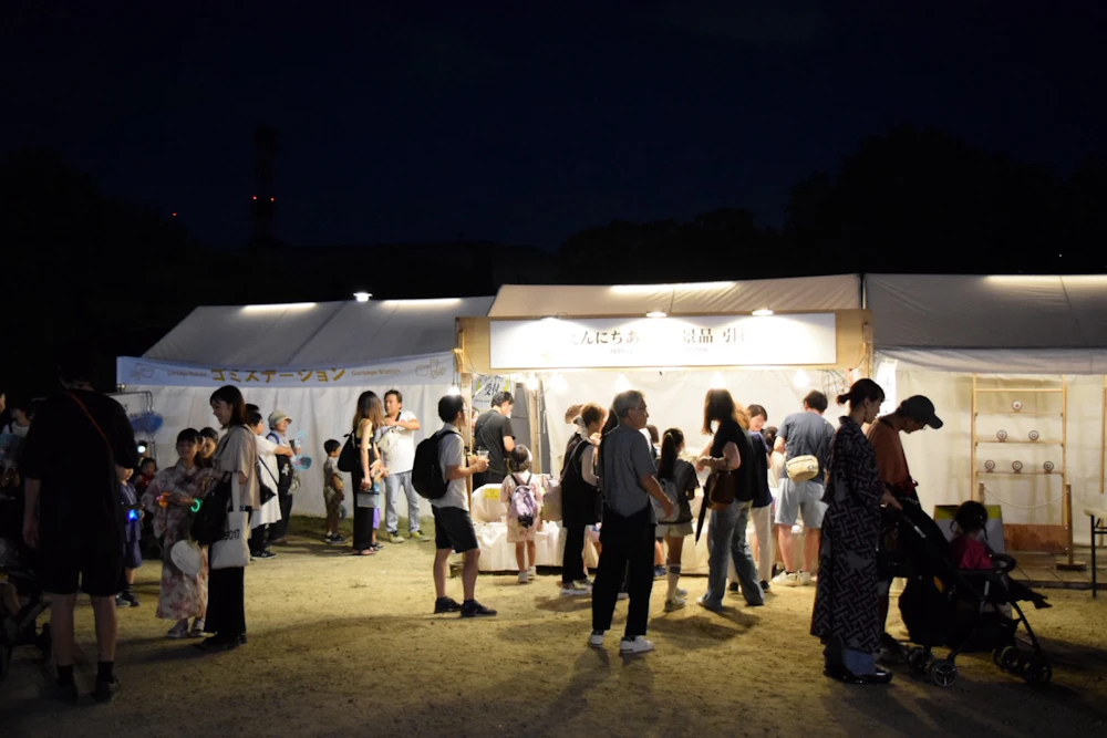 名古屋城夏まつり縁日の様子