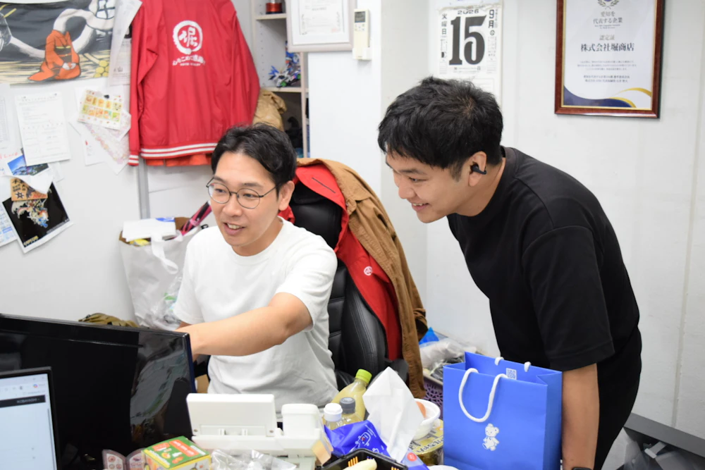 成瀬さんと堀新太郎さんの会話