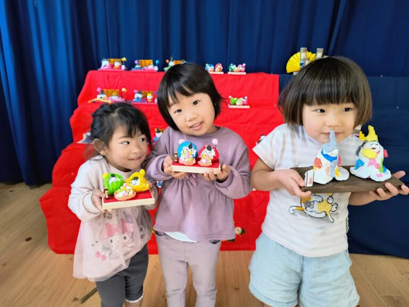 ひなまつりと3月誕生日会