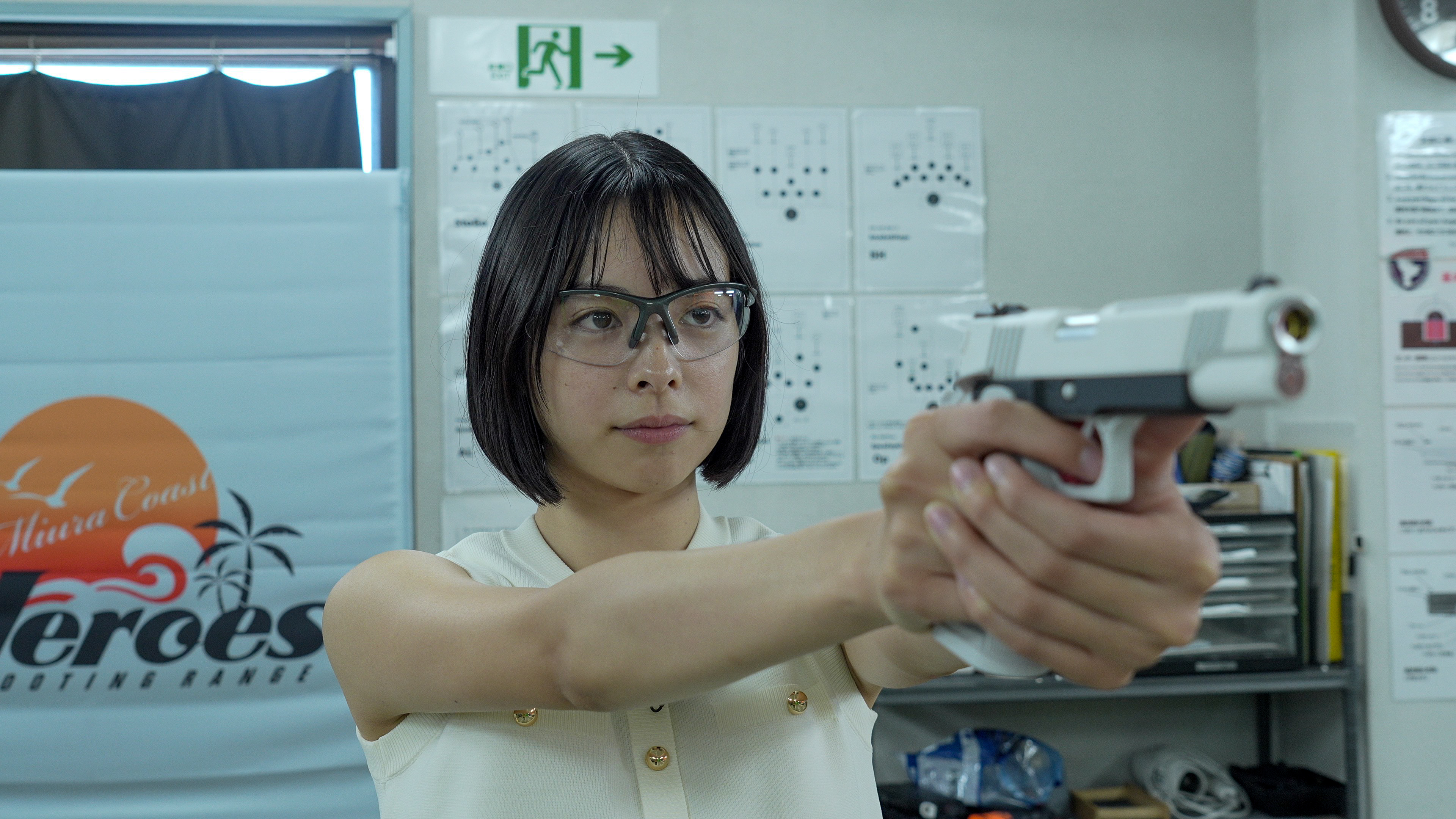 【三浦】ゆみ乃のスポーツ体験！憧れのヒロイン、ヒーローになれる⁉エアソフトガンスポーツシューティング