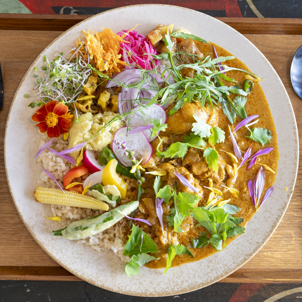 【東逗子】彩りと五味が広がる「ひるね」の玄米スパイスカレー。齊藤里娜さんの手作りランチ