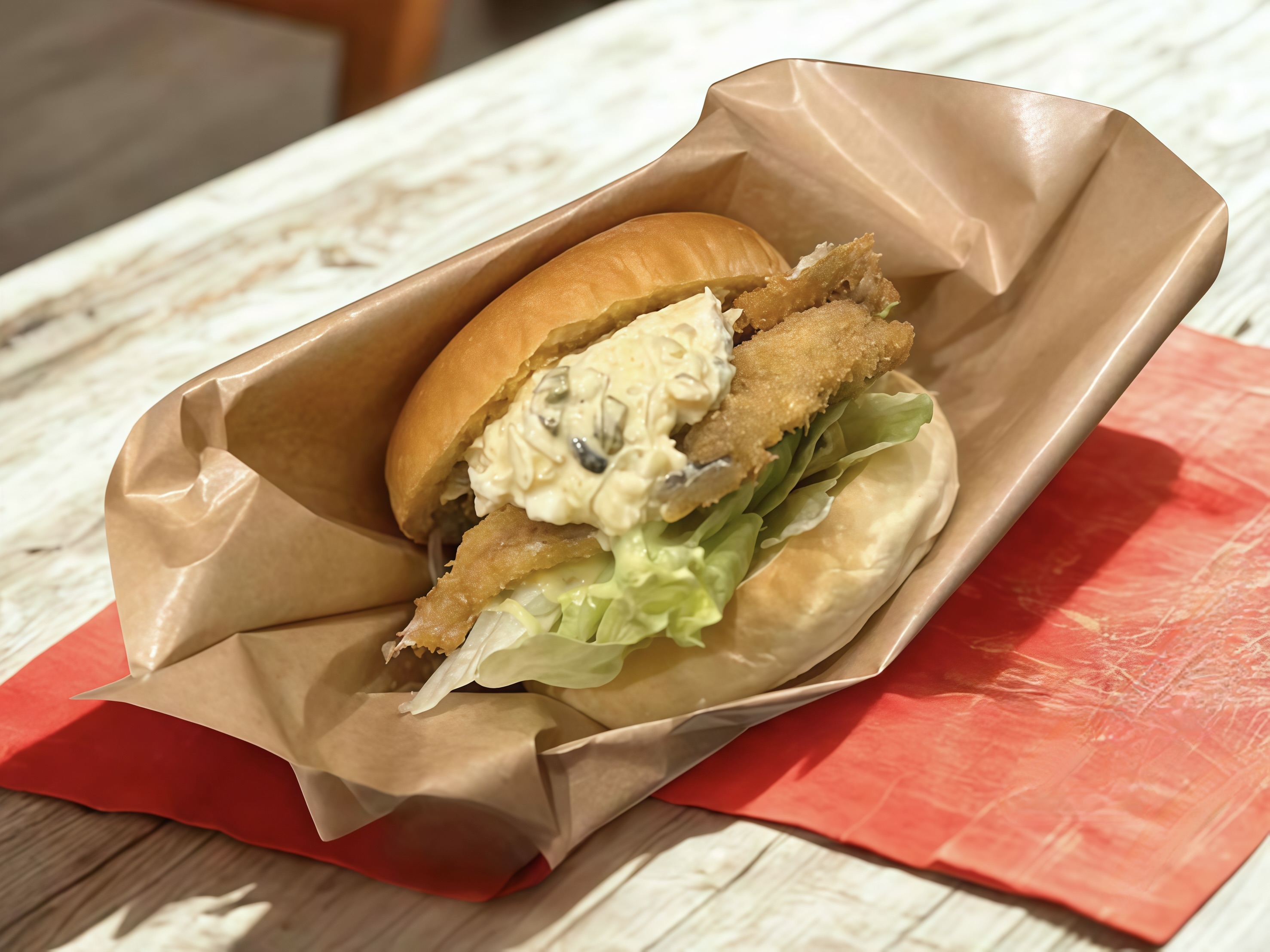 【横須賀】週3日限定！刺身級のアジが主役 ふわサクの地あじフライバーガー「紅 五-五六」