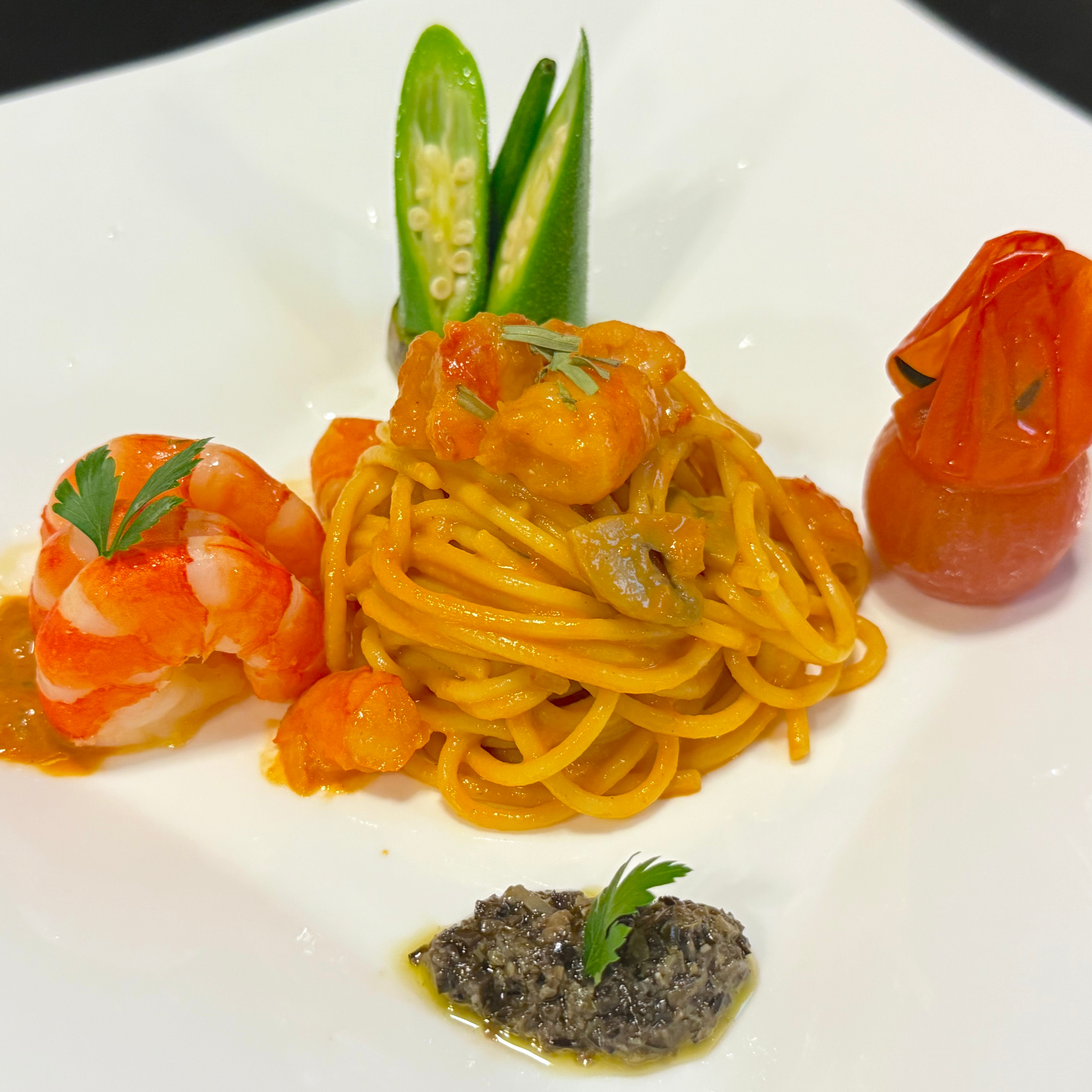 【横須賀】海の幸×洋の技！「旬介」益田料理長が贈る濃厚アメリケーヌパスタ