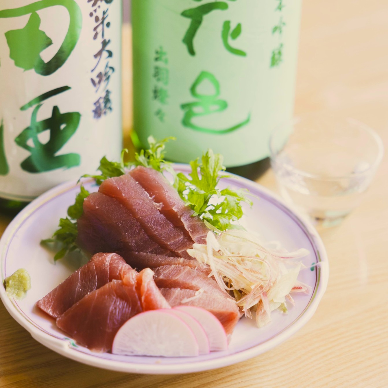 【三浦海岸】「蕎麦処いしい」三崎マグロを石井さん厳選の日本酒と楽しむ