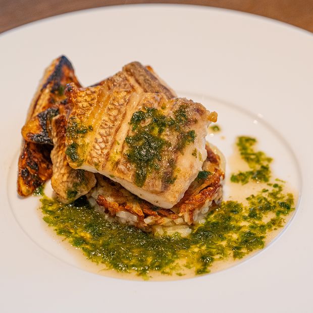 三浦半島の春をシェフ 大塚野絵さんの手で 
ビストロLÉGUME桜鯛のポワレ【三浦海岸】