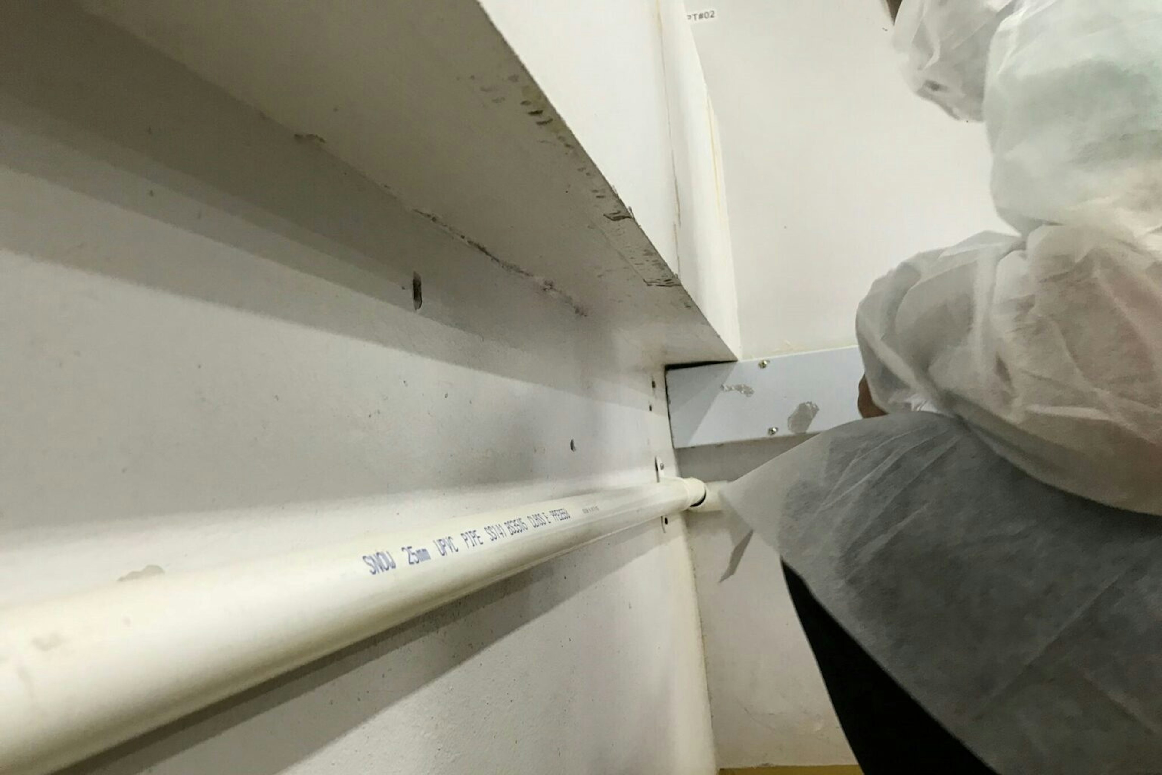 調査初期の設備調査に関する写真