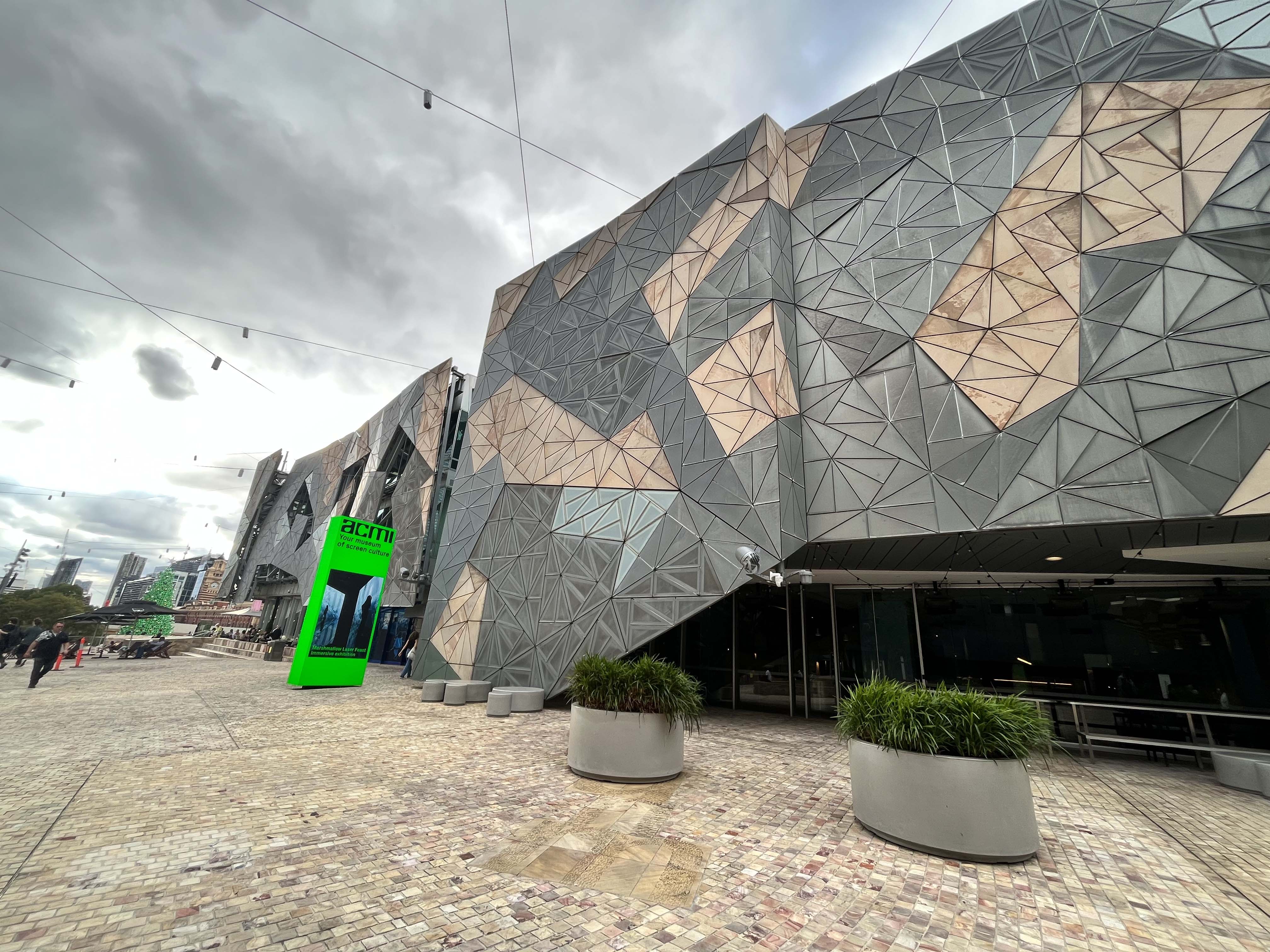 オーストラリア・メルボルンにある「ACMI（オーストラリア映像博物館）」の外観