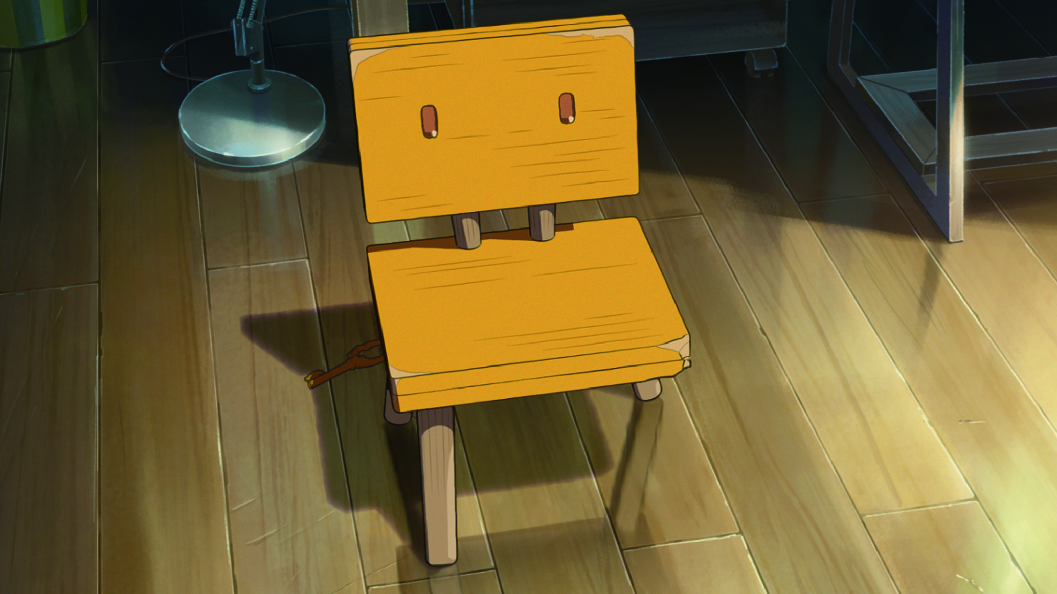 椅子に姿を変えられた草太は、護符としてすずめを助けることになる©2022「すずめの戸締まり」製作委員会
