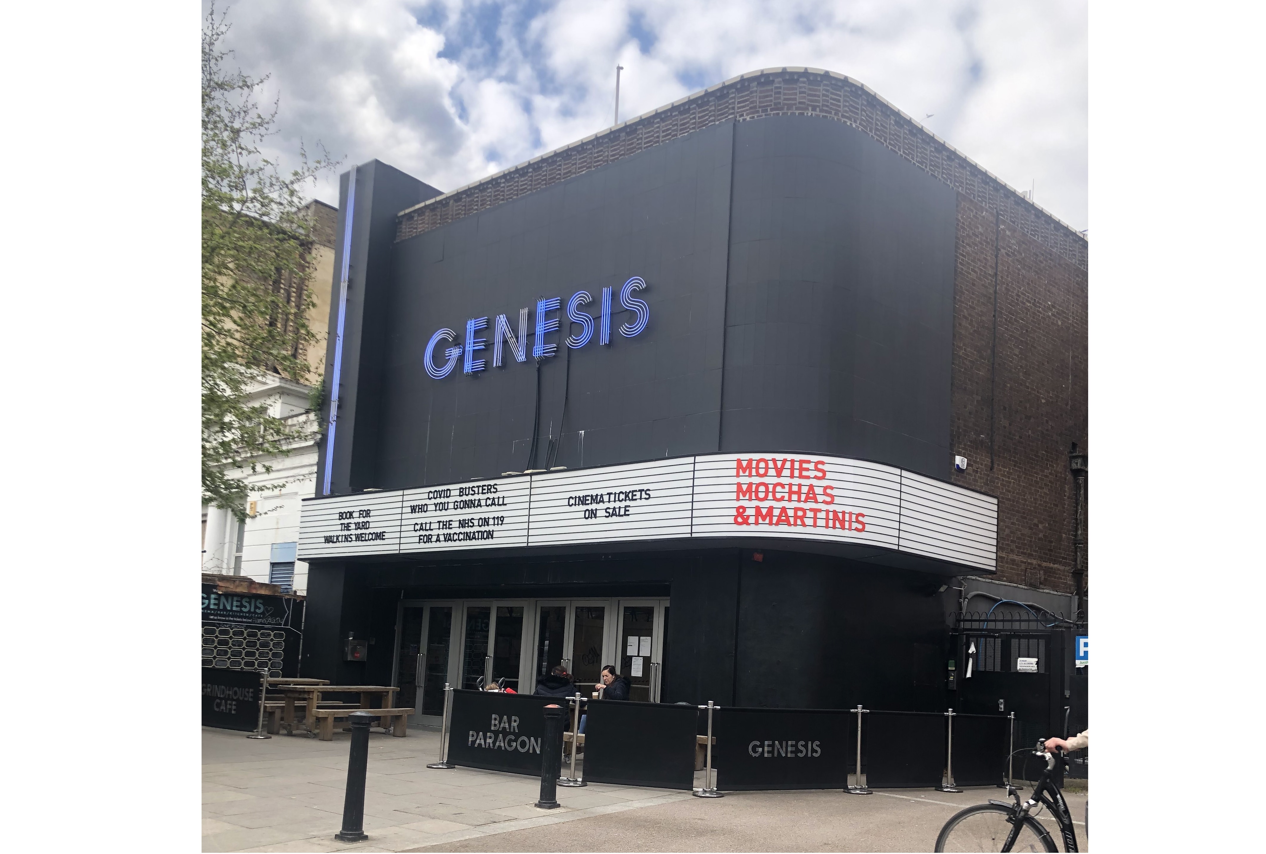 ロンドンのインディペンデント系映画館、Gnesis cinema