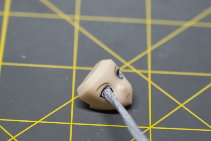 開眼・紙ヤスリ