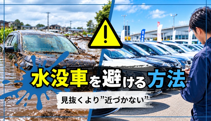 冠水車・水没車を避けるには?中古車選びで失敗しないための確認ポイント