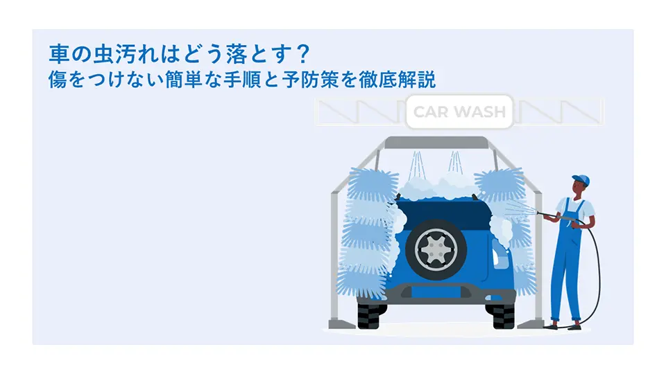 車の虫汚れはどう落とす？傷をつけない簡単な手順と予防策を徹底解説