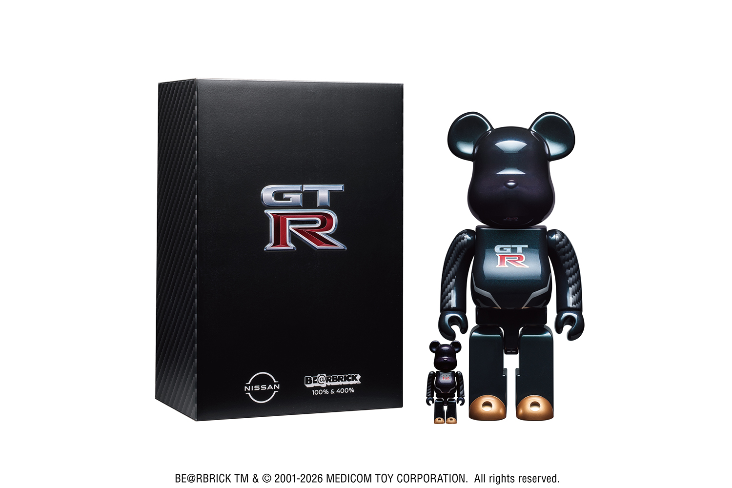 日産自動車、「NISSAN GT-R BE@RBRICK 100% & 400%」を発売 | BSRweb