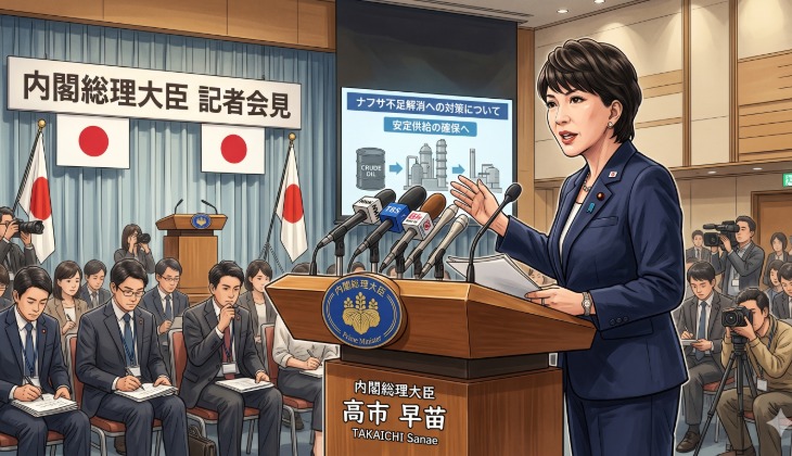 【中東問題、ナフサ不足】目詰まりさせている企業とは！？　高市首相「石油化学メーカーのみならず、石油の元売りからも、従来を大きく超える1.8倍の量を供給可能にする」と発言の画像