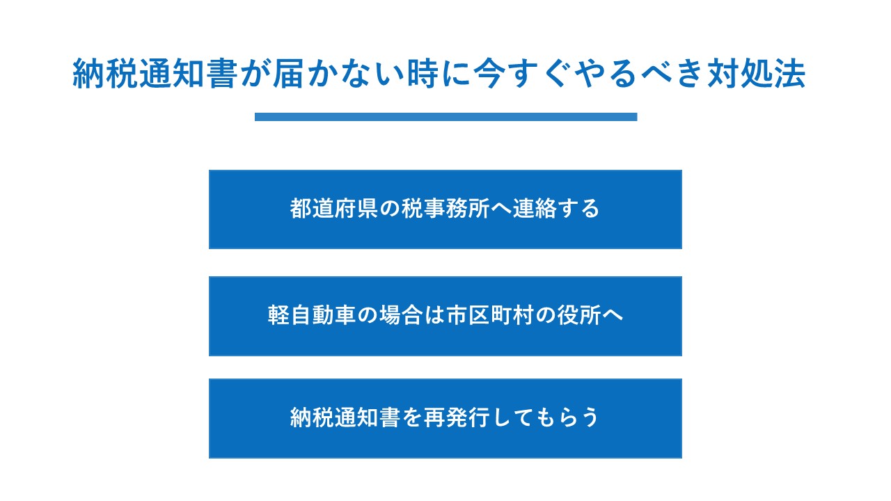 納税通知書が届かない時に今すぐやるべき対処法