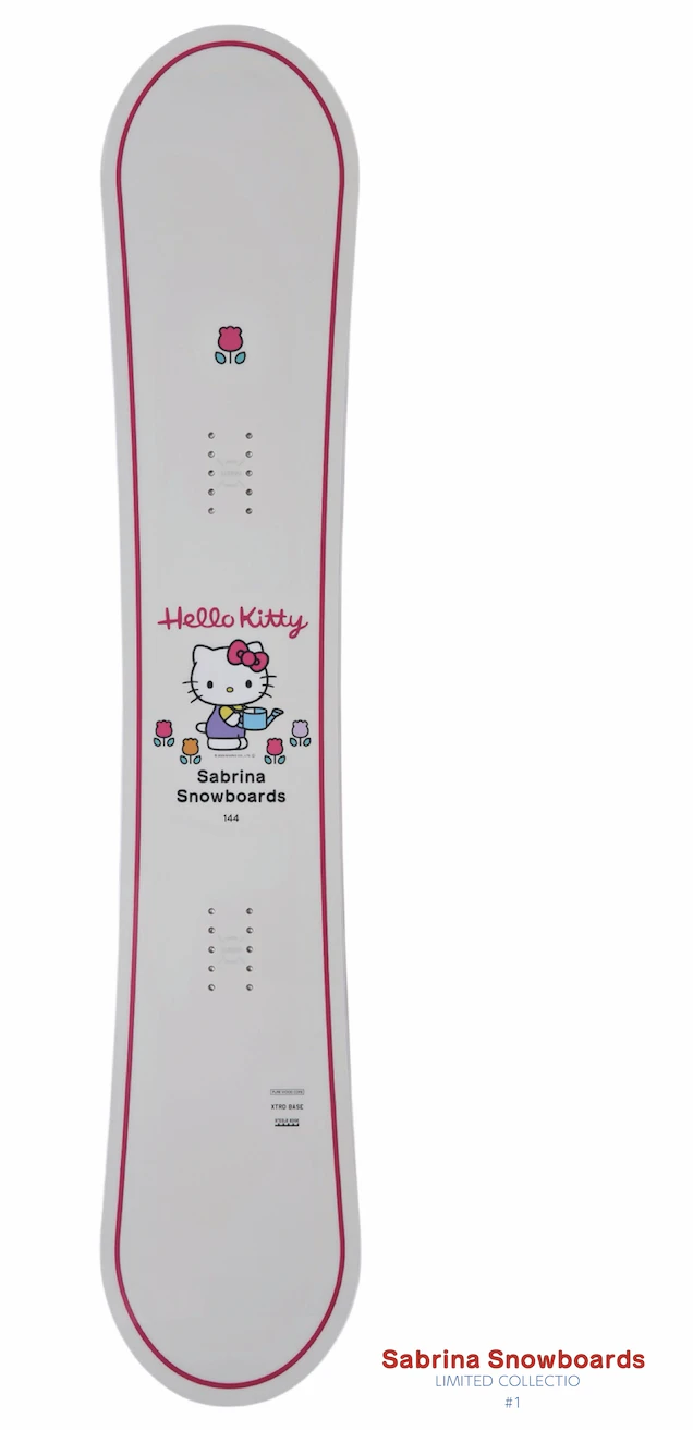 Hello Kitty スノーボード ピンク Hello Kitty Snowboard 143cm Pink Kawaii Rare Sanrio Excellent