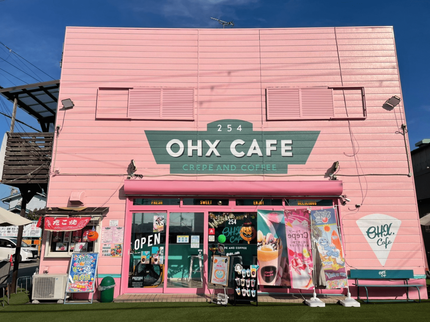 Ohx Cafe 堺のハワイ フォトジェニックな Ohx Cafe で映えスイーツを堪能しよう