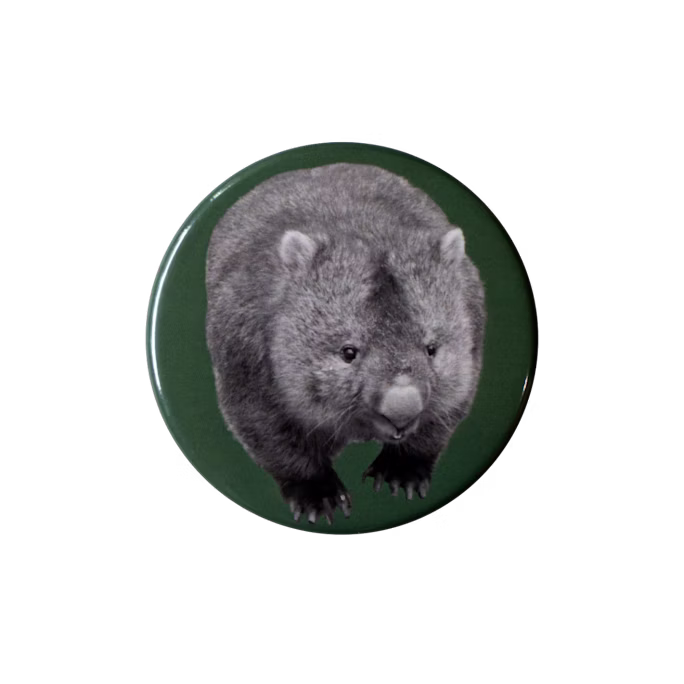 ウォンバット缶バッジ②(つぶらなフクくん)