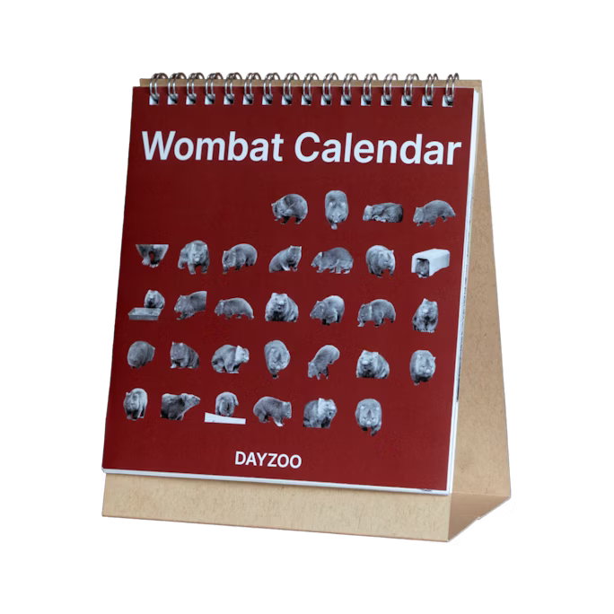 エブリデイウォンバット卓上カレンダー