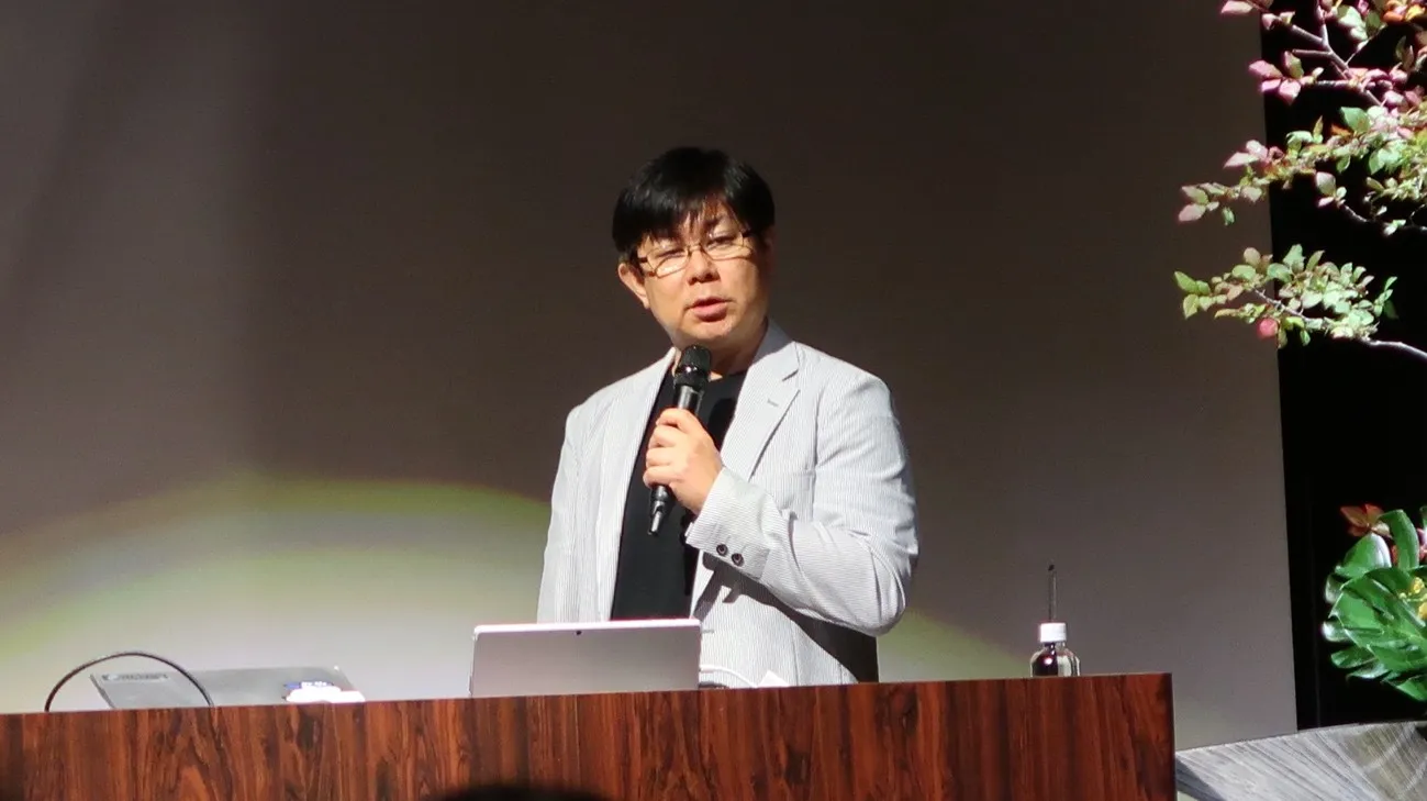 BIM-PLUS.1 Summit 2026 三戸氏の講演の様子