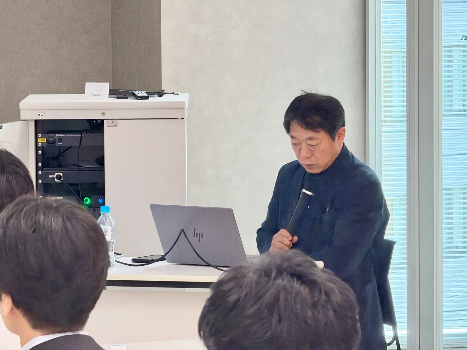KENGIセミナー 東京＃2 AI時代到来の今だからこそーー BIMの実践者から学ぶ、つながる 曽根氏講演のようす