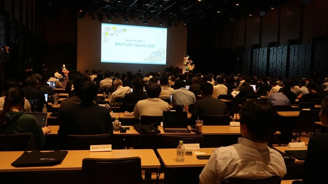 BIM-PLUS.1 Summit 2026の会場の様子
