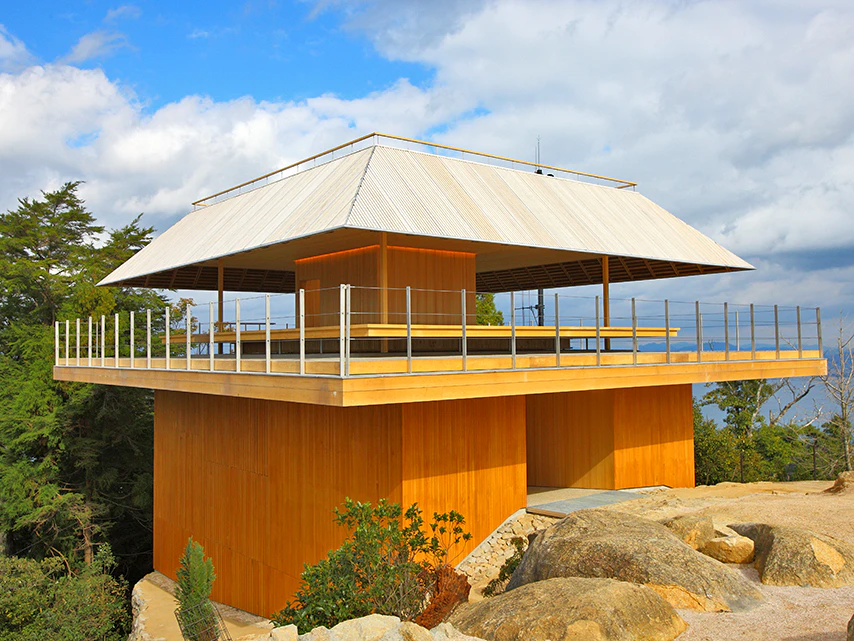 瀬戸内海国立公園弥山展望休憩所 | 広島西部木材振興協同組合