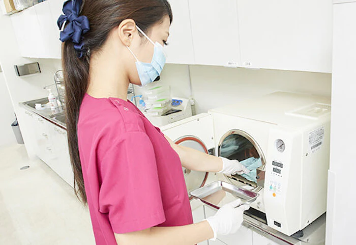 徹底された衛生管理