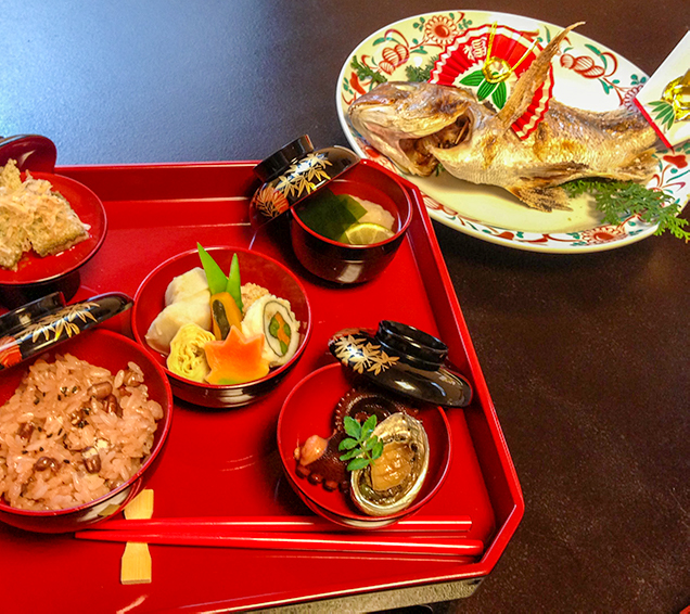 画像：お食い初め膳