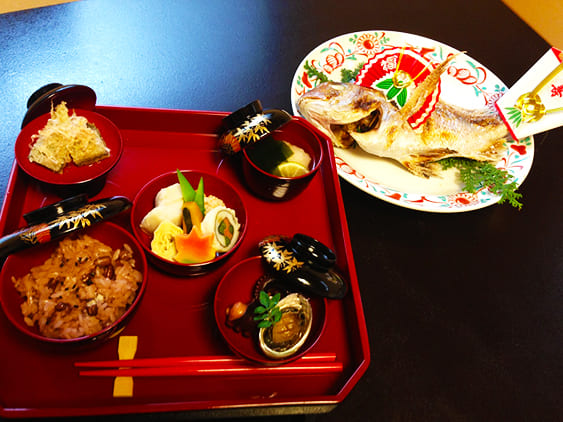 画像：食い初め膳