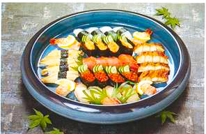 画像：上にぎりおけ盛り例1