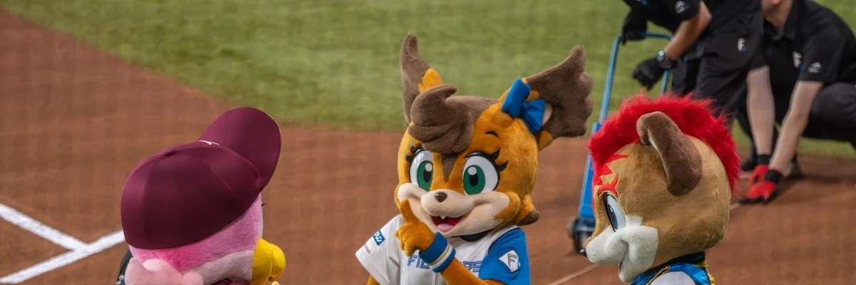 2025年球団マスコット登場回数ランキング 〜試合出演編〜