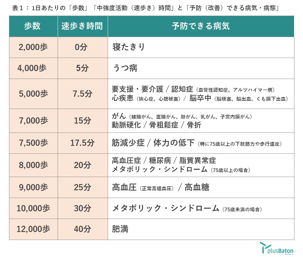 シニア世代の健康管理表