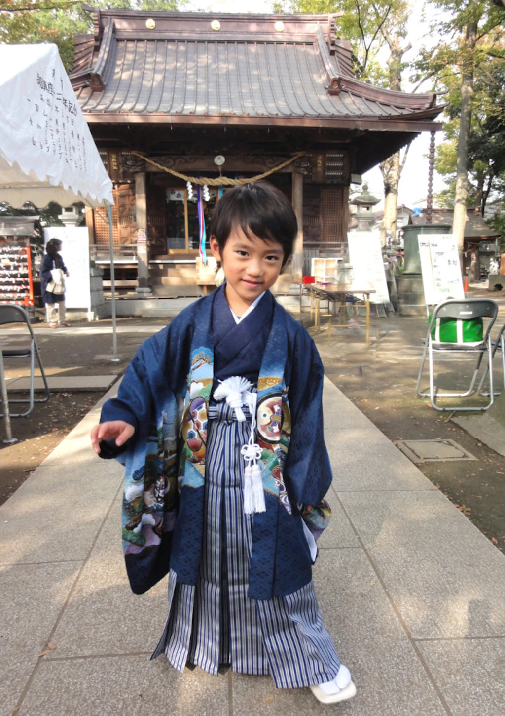 袴の男の子