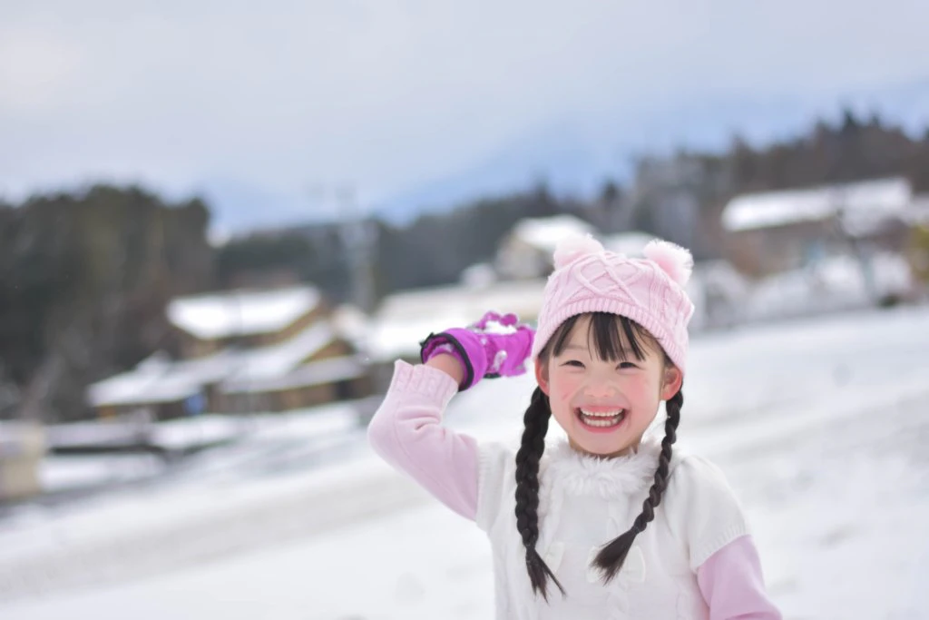 雪遊び