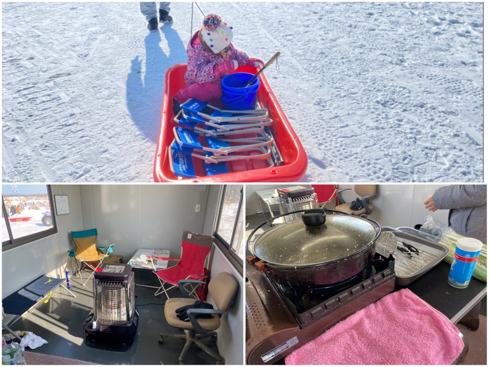 ワカサギ釣り　調理　苫小牧　札幌