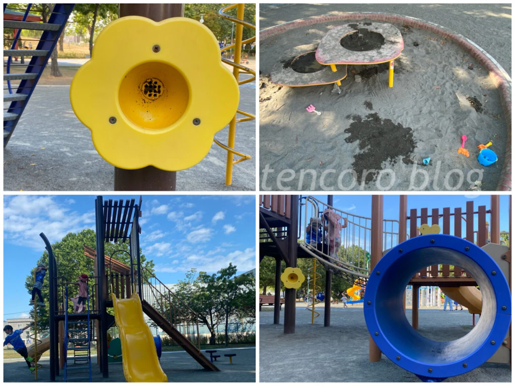 札幌市東区　公園　伏古公園　大型　砂場