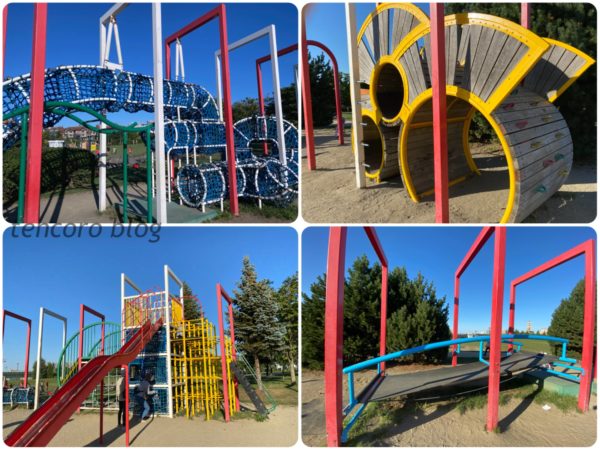 宮の沢ふれあい公園　札幌　アスレチック　遊具